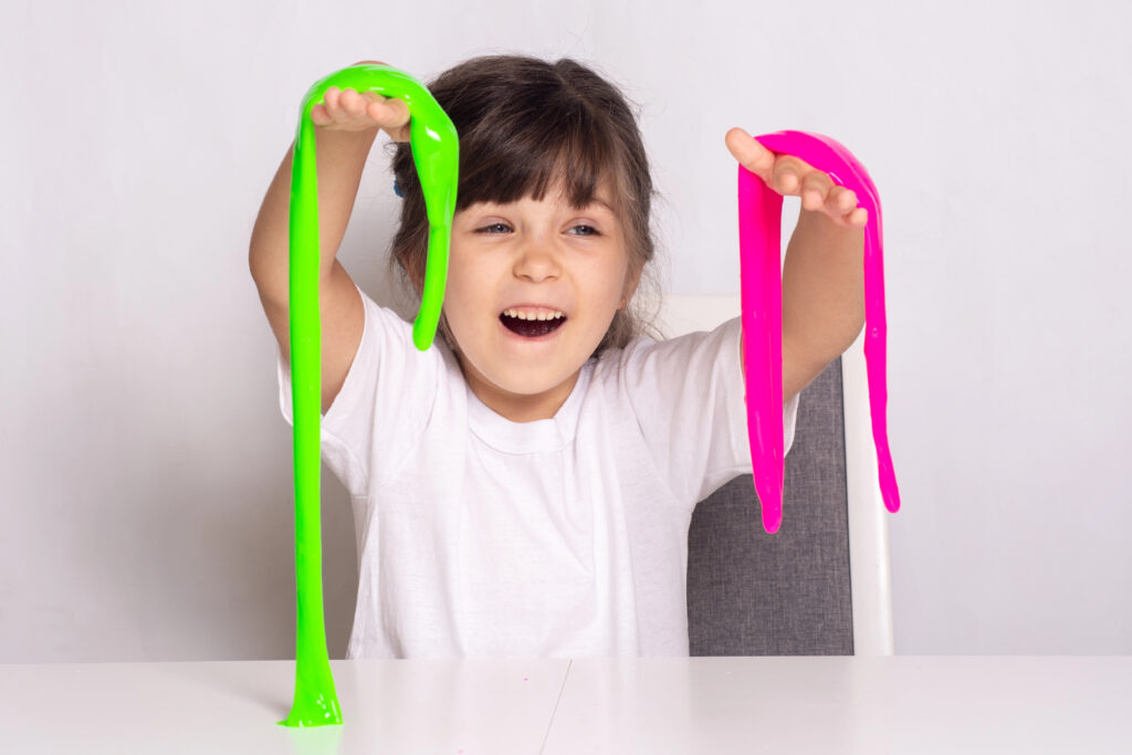 slime for autistic children. aba therapy. kids club aba. georgia